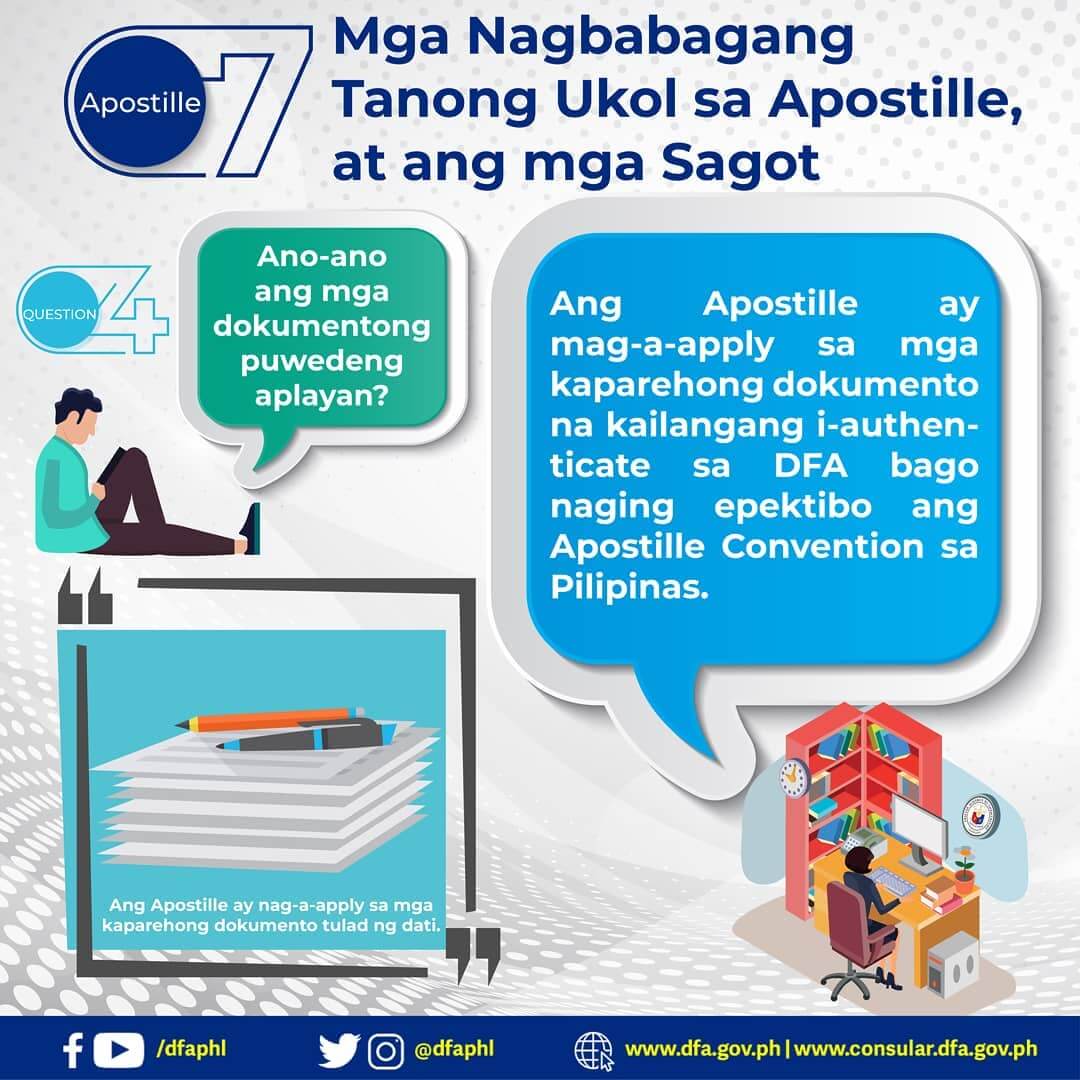 Apostille Tanong 4